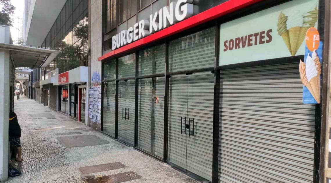 Comércio do Centro do Rio totalmente fechado