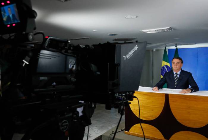 Pronunciamento do Presidente da República, Jair Bolsonaro em Rede Nacional de Rádio e Televisão, nesta terça-feira (24).