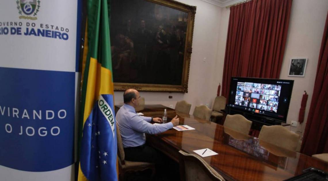 Witzel se reuniu com outros governadores, nesta quarta - Reprodução/Twitter