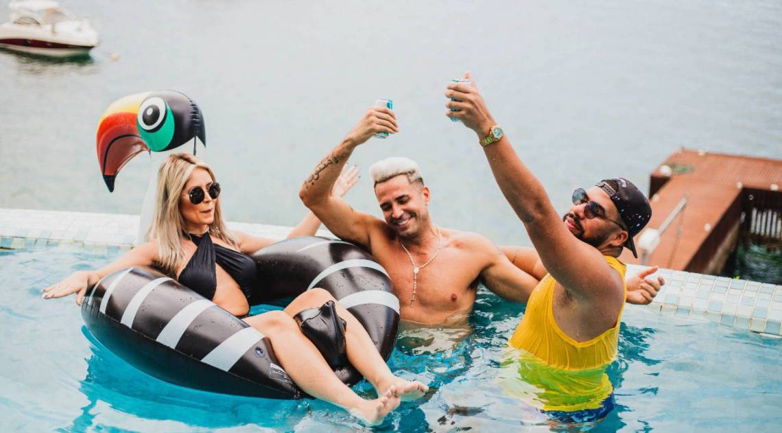 Rafaella Ribeiro, Latino e DJ Lulu - Danielly Ferreira 