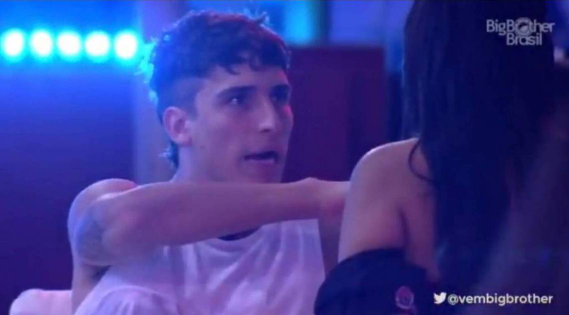 Felipe Prior e Flay na festa do pijama - Reprodução de internet