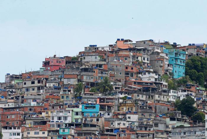 Comunidado do Vidigal no inicio da tarde de hoje. Foto: Daniel Castelo Branco / Agencia O Dia.favela, barracao, comunidade,  covid-19, covid, coronavirus, aglomerado
