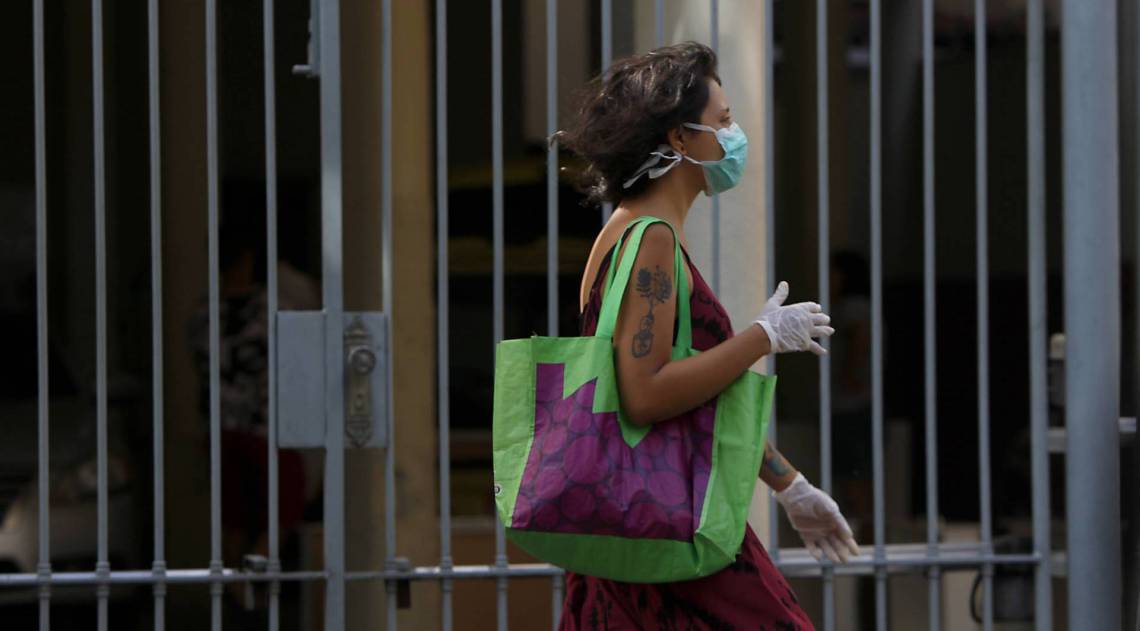 Rio de Janeiro 01/04/2020 - Todo cuidado com o COVID19. Foto: Luciano Belford/Agencia O Dia - Luciano Belford/Agência O Dia