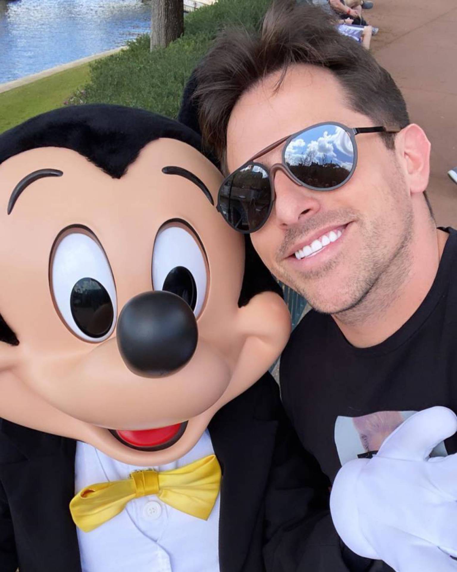 Rodrigo Branco na Disney - Reprodução de internet