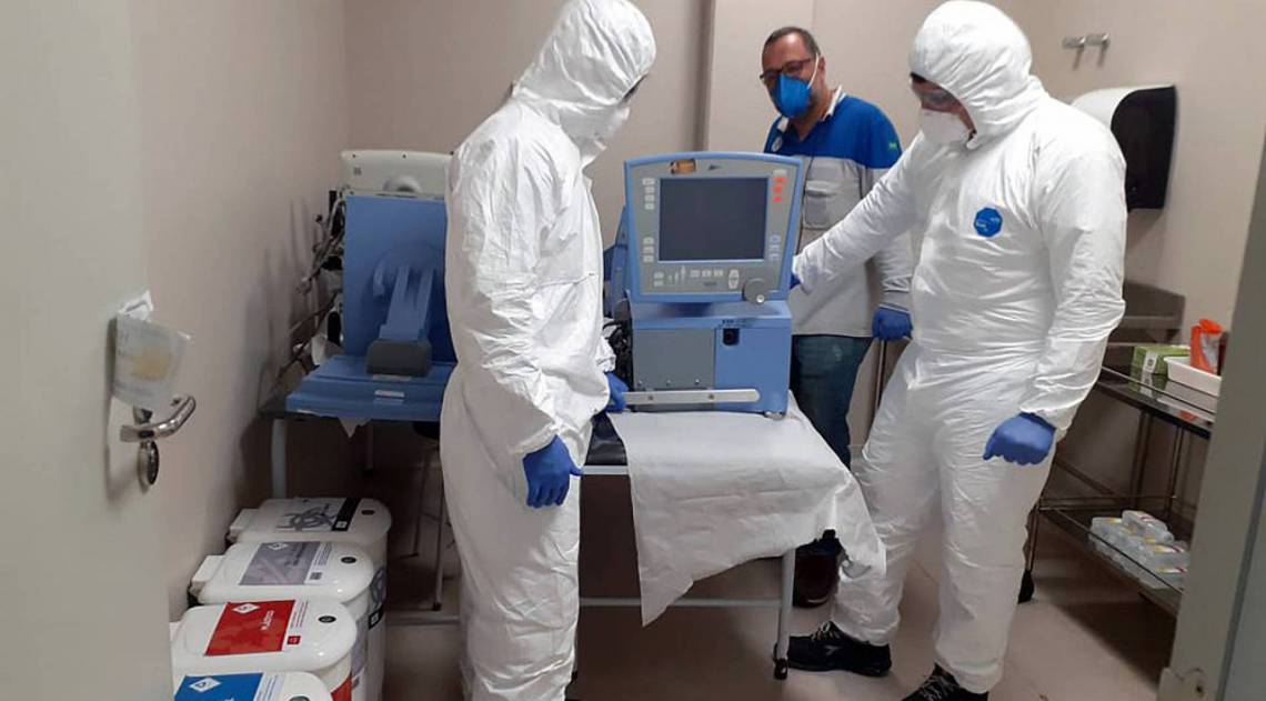 Com grande procura por respiradores, governo do estado tem tido dificuldade de adquirir unidades para suprir a necessidade nos hospitais - Divulgação