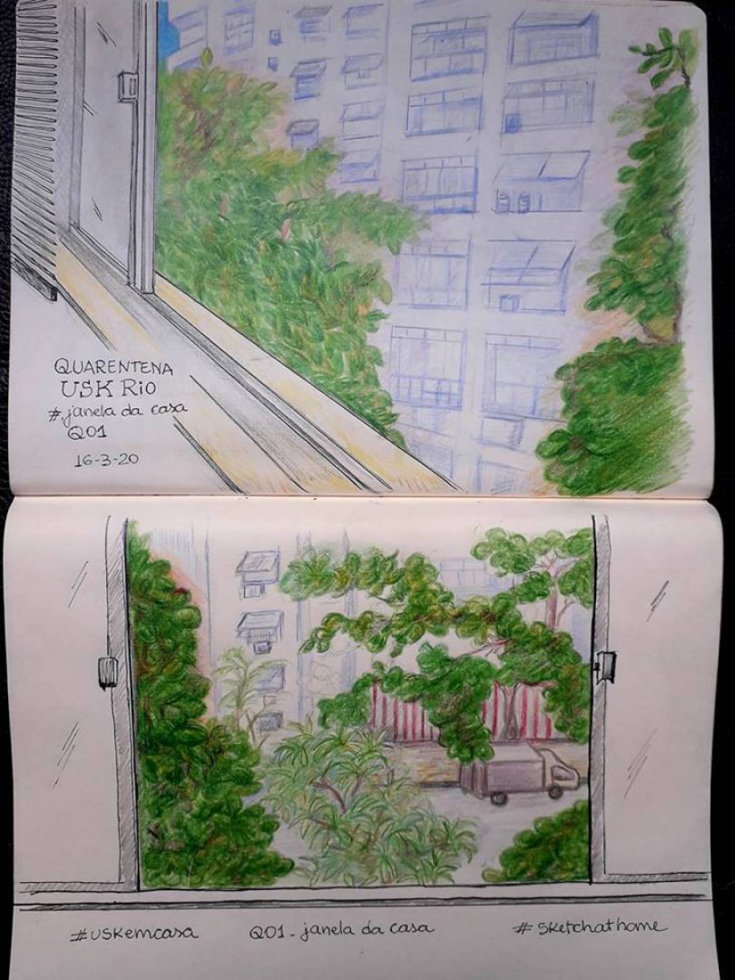 Urban Sketchers costumava retratar locais interessantes do Rio