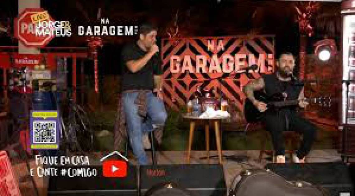 Jorge e Mateus fazem live  - ReproduÃ§Ã£o de internet