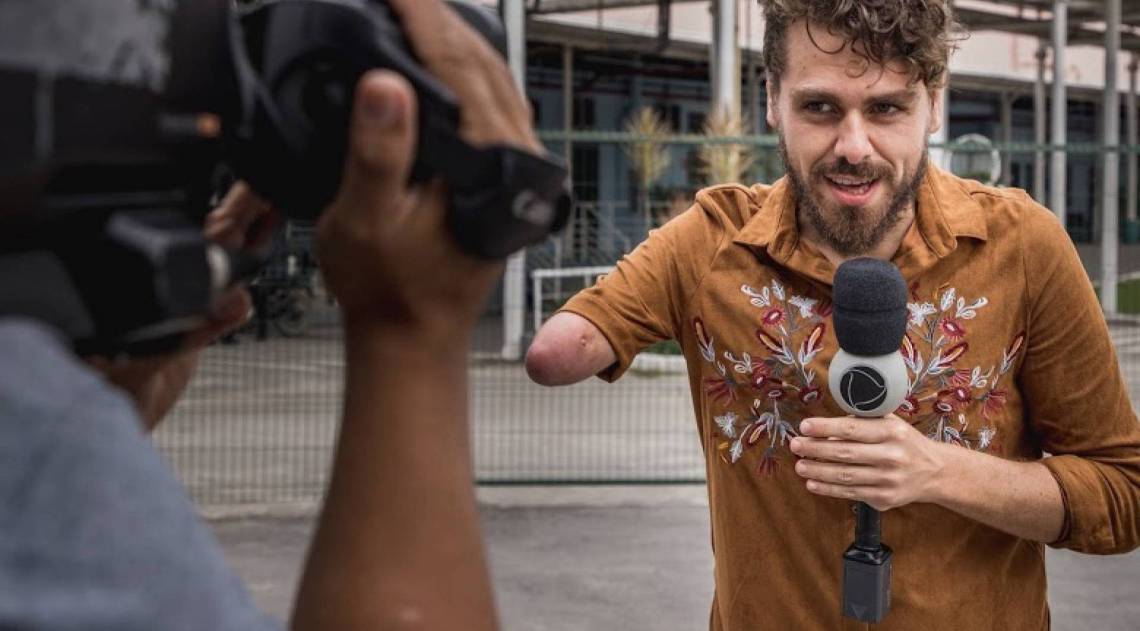 Daniel Toco, repórter da Record - Paulo Mauzer / RecordTV Rio