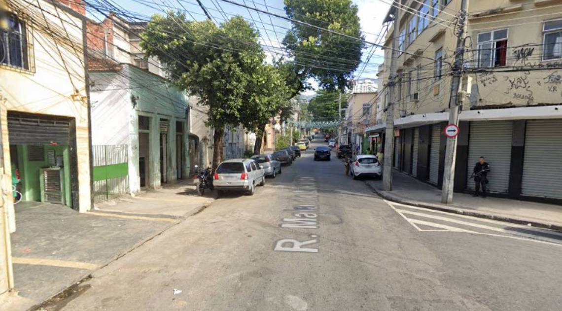 Local onde os criminosos montaram a falsa blitz - Reprodução / Google Street View