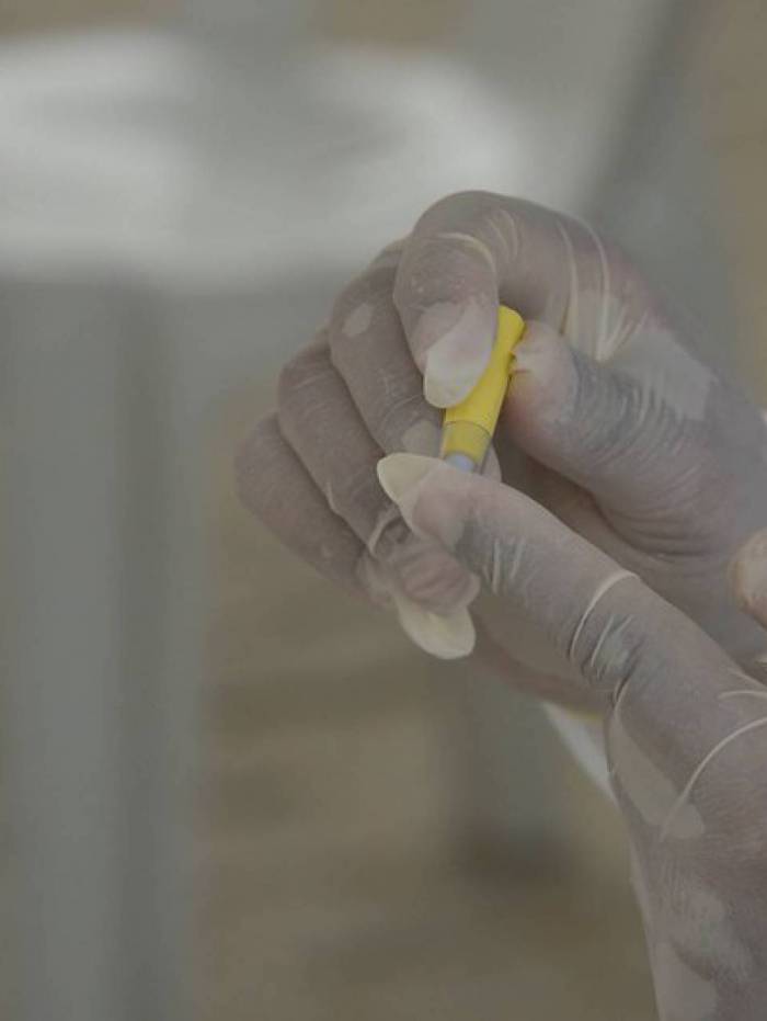 Profissionais da saúde testados 