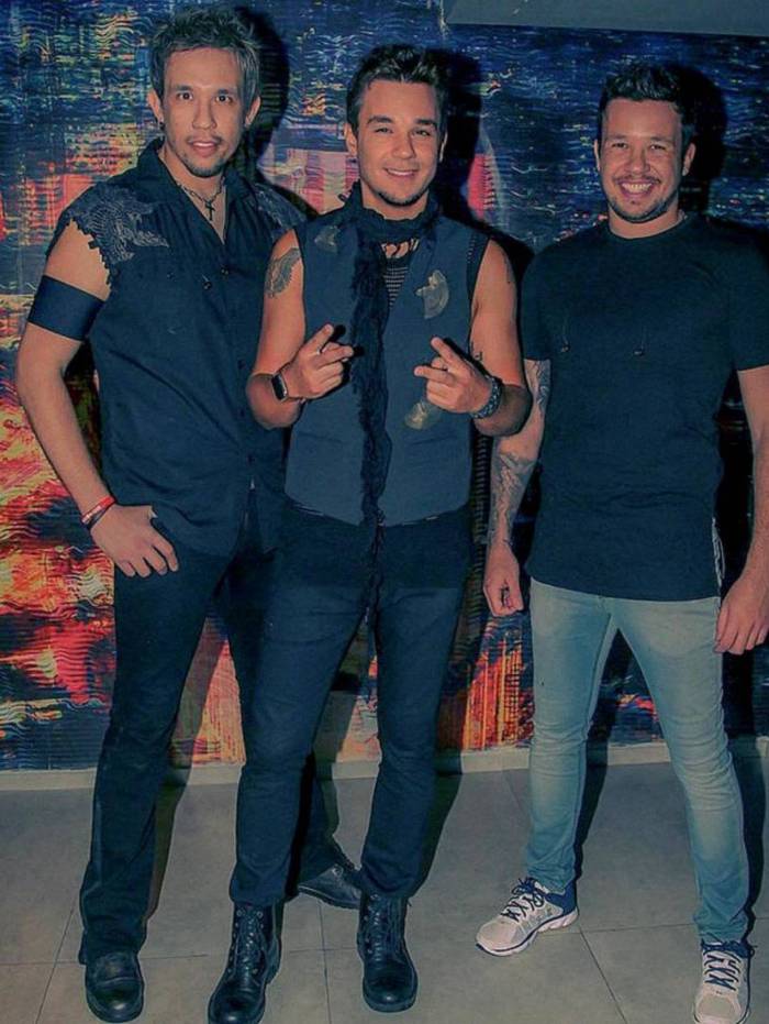 Kiko, Leandro e Bruno formam o KLB