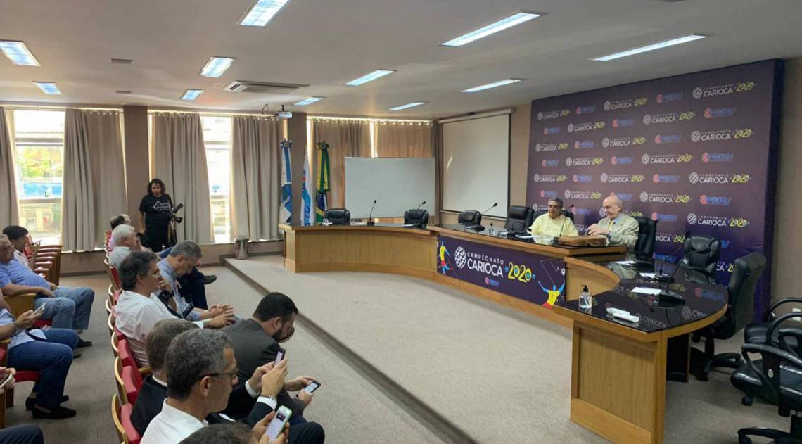 Clubes da Série A do Rio se reuniram com a Ferj e com o TJD-RJ nesta sexta