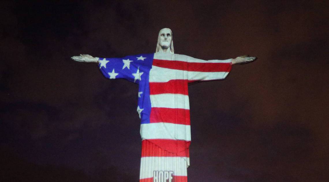 Missa em  homenagem as pessoas da &aacute;rea de sa&uacute;de no Cristo Redentor