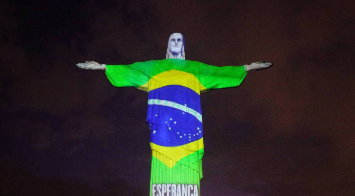 Missa em  homenagem as pessoas da &aacute;rea de sa&uacute;de no Cristo Redentor