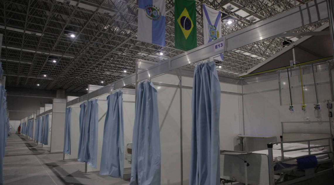 Hospital de campanha do Rio Centro - Fotos da Equipe de Fotojornalismo do Jornal O DIA e MEIA HORA - Instagram: @odiafoto