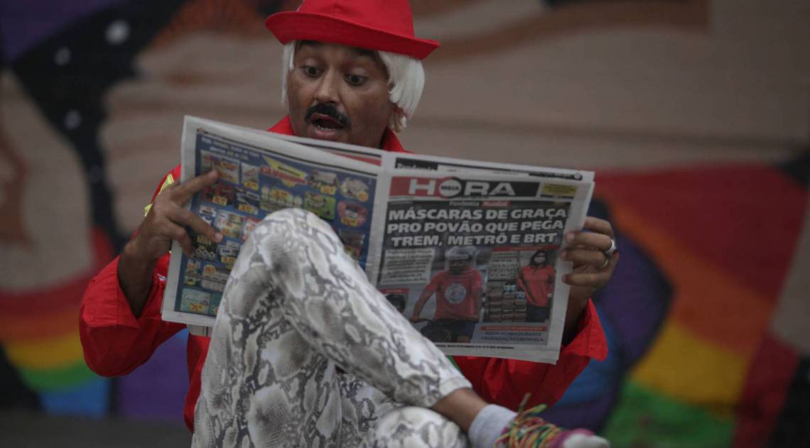 Rio, 11/04/2020  - COVID 19 - CORONAVÍRUS - Com uma 