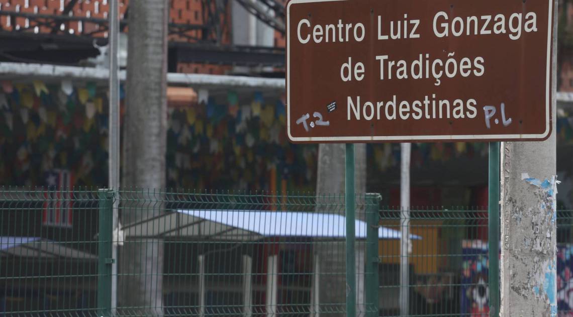 Rio,15/04/2020-COVID-19-CORONAVIRUS,SAO CRISTOVAO,Feira de Sao Cristovao fechada.Na foto. feira fechada.Foto: Cleber Mendes/Agência O Dia