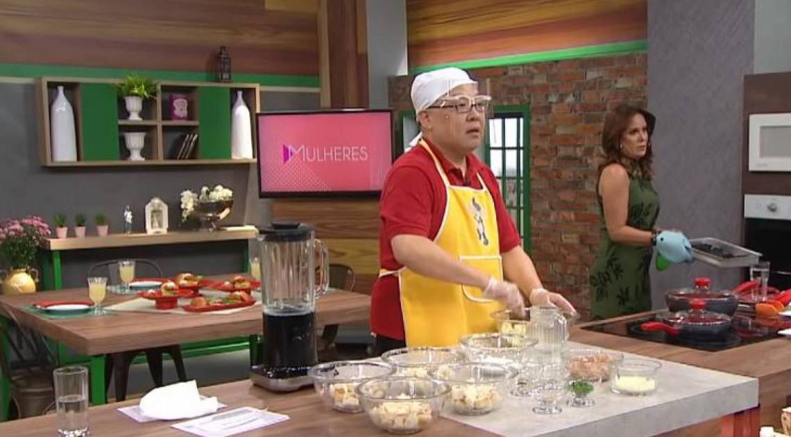 Lee e Regina Volpato: pães queimados em programa de culinária