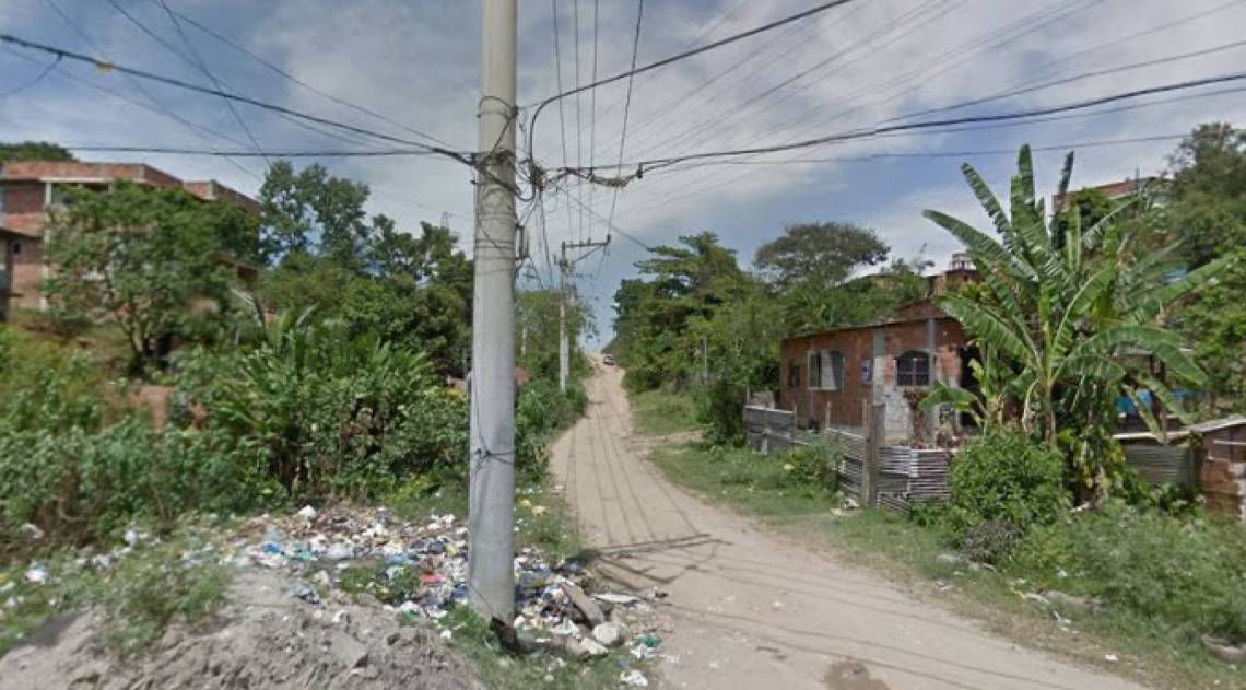 Rua onde o homem foi encontrado - Reprodução / Google Street View