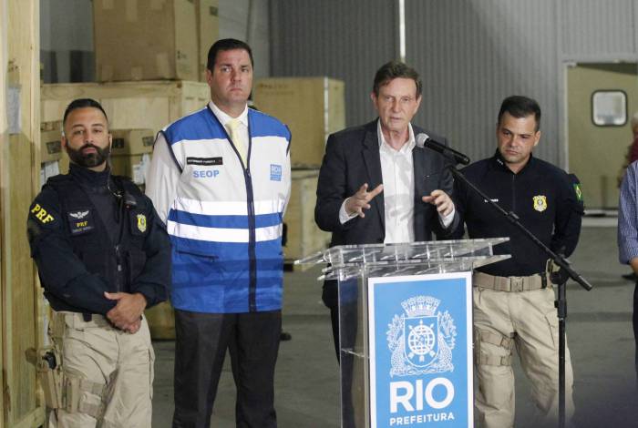 Marcelo Crivella firmou parceria com a Polícia Rodoviária Federal (PRF)