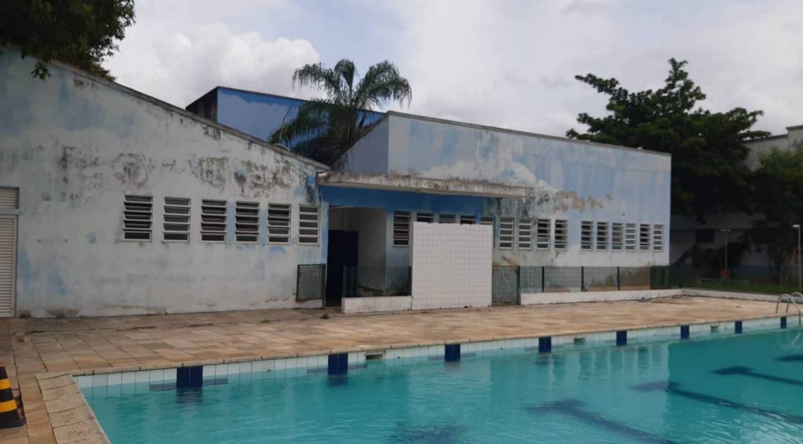 A intervenção prevê melhorias na piscina, um dos equipamentos mais utilizados pelos mais de 2 mil alunos
 - fotos DIVULGAÇÃO