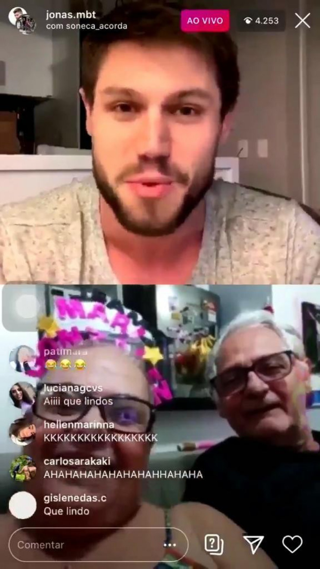 Jonas pede a mão de Mari - Reprodução de internet