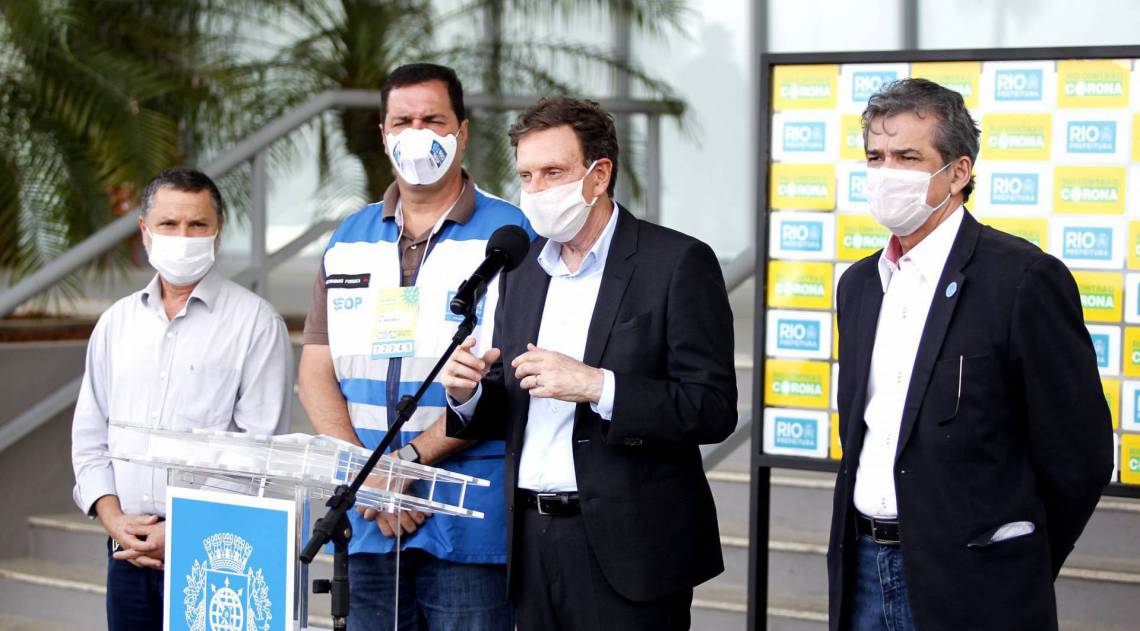 Prefeito do Rio de Janeiro, Marcelo Crivella, disse neste sábado que publica ainda hoje uma edição extraordinária do Diário Oficial do Município com o decreto - Marcelo Piu/Prefeitura do Rio