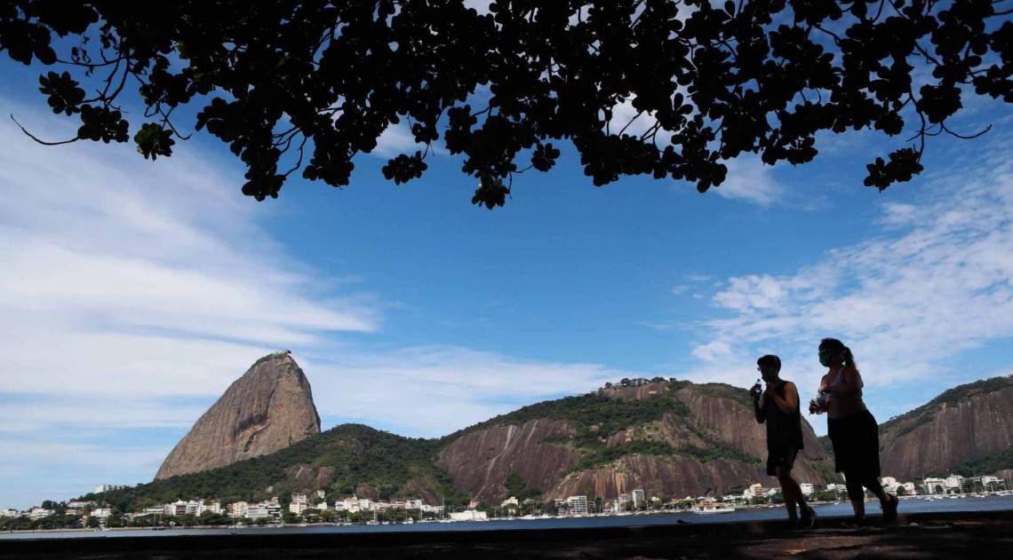 Rio, 19/04/2020, Movimentacao pela zona sul, foto de Gilvan de Souza / Agencia O Dia