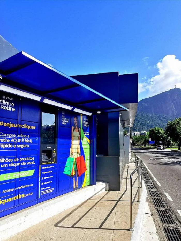 Na Lagoa (Zona Sul), um dos 32 pontos de e-box espalhados pelo Rio