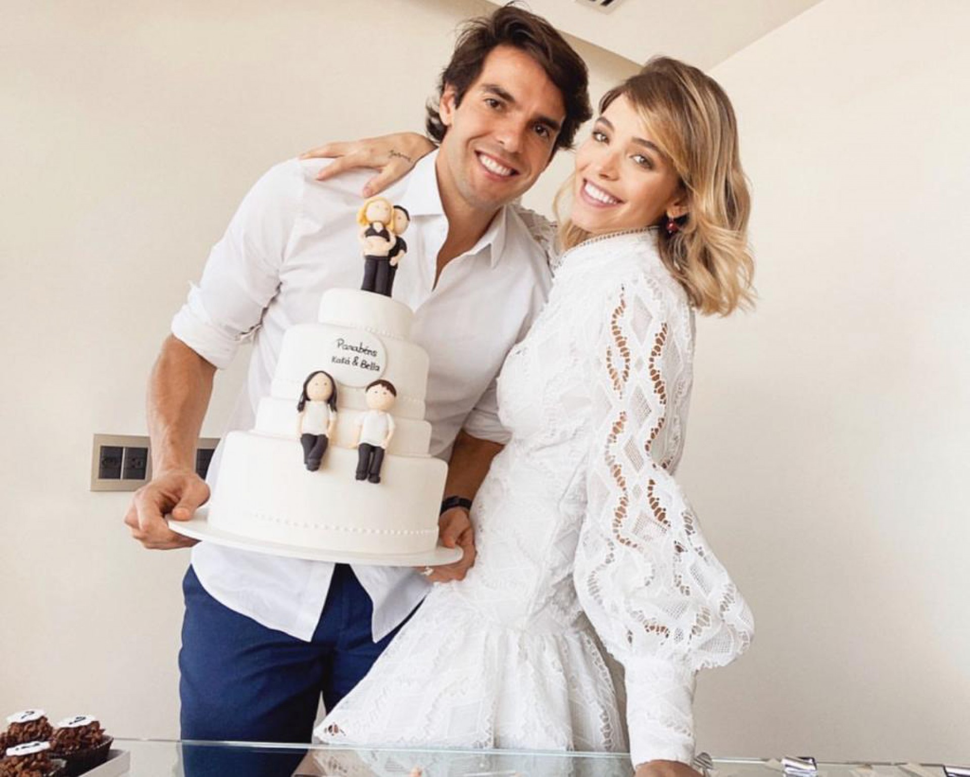Kaká e Carol Dias serão pais de menina  - reprodução Instagram 
