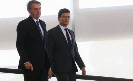 Presidentes de partidos acreditam que Moro vai passar Bolsonaro nas pesquisas