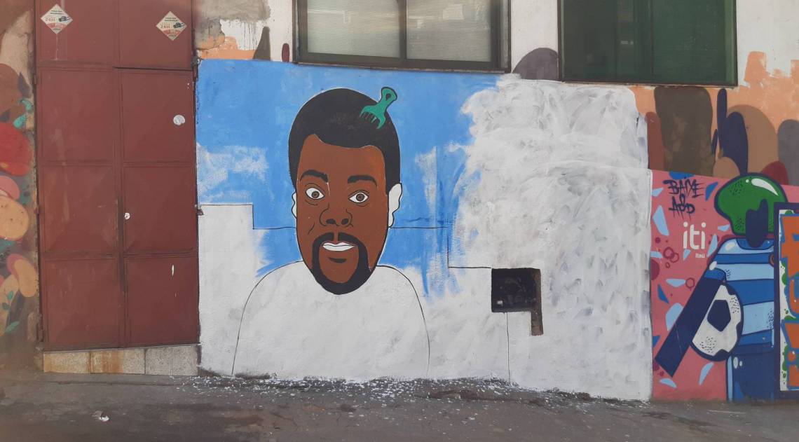 Babu Santana ganha homenagem em grafite na comunidade do Vidigal - Agnews