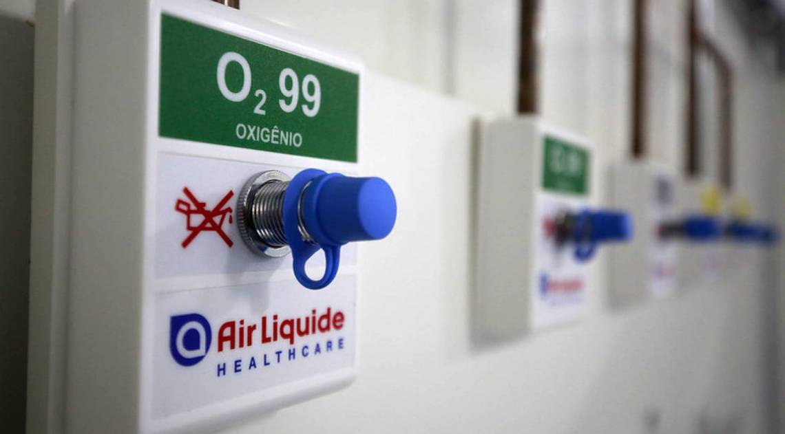 Hospital de Campanha do Riocentro para auxílio no combate ao novo coronavírus