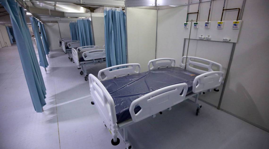Hospital de Campanha do Riocentro para o auxílio no combate do novo coronavírus