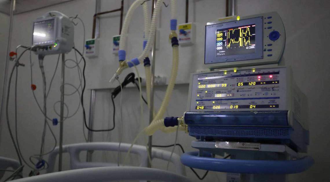 Hospital de Campanha do Riocentro para auxílio no combate ao novo coronavírus