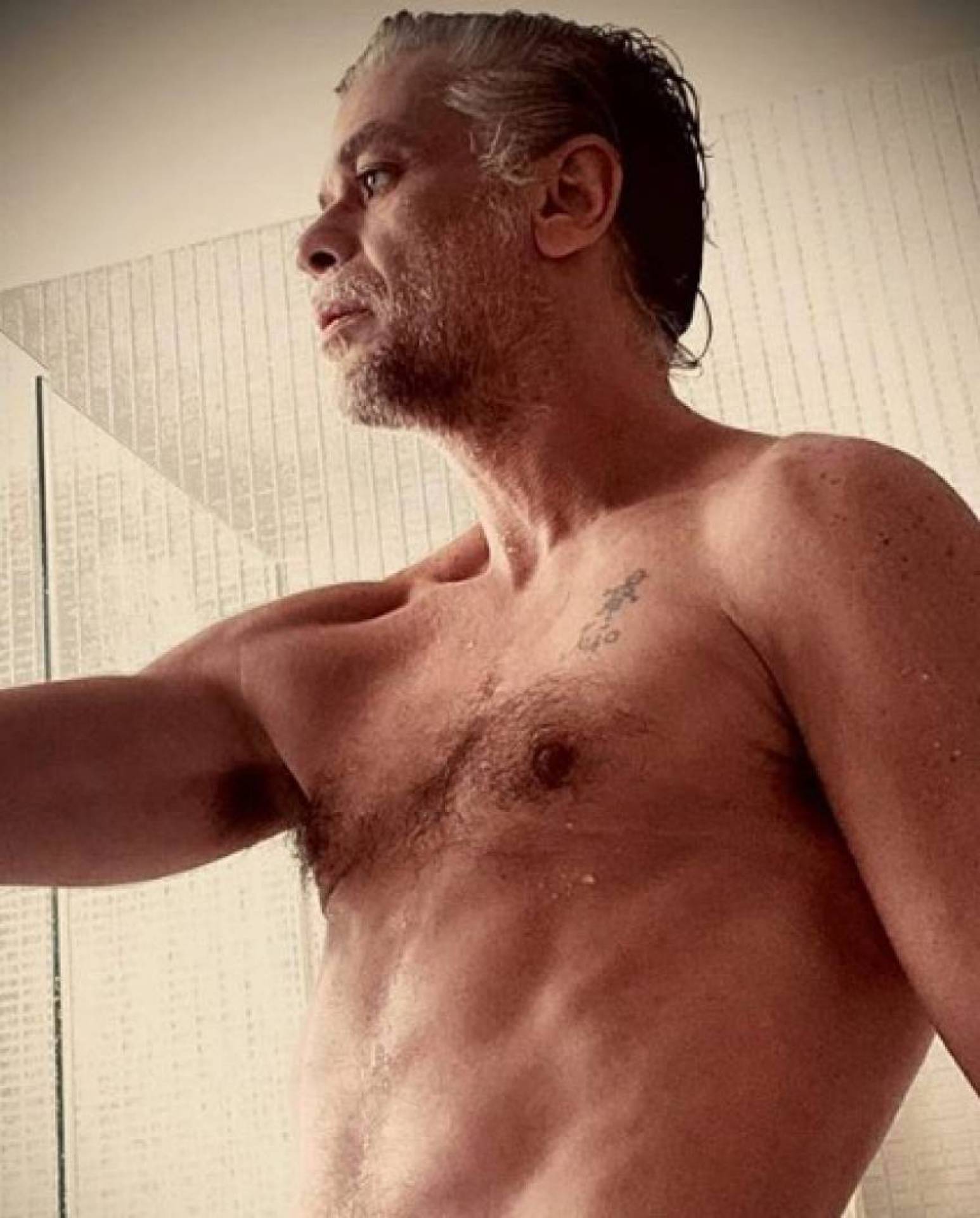 F&aacute;bio Assun&ccedil;&atilde;o posta foto com tanquinho