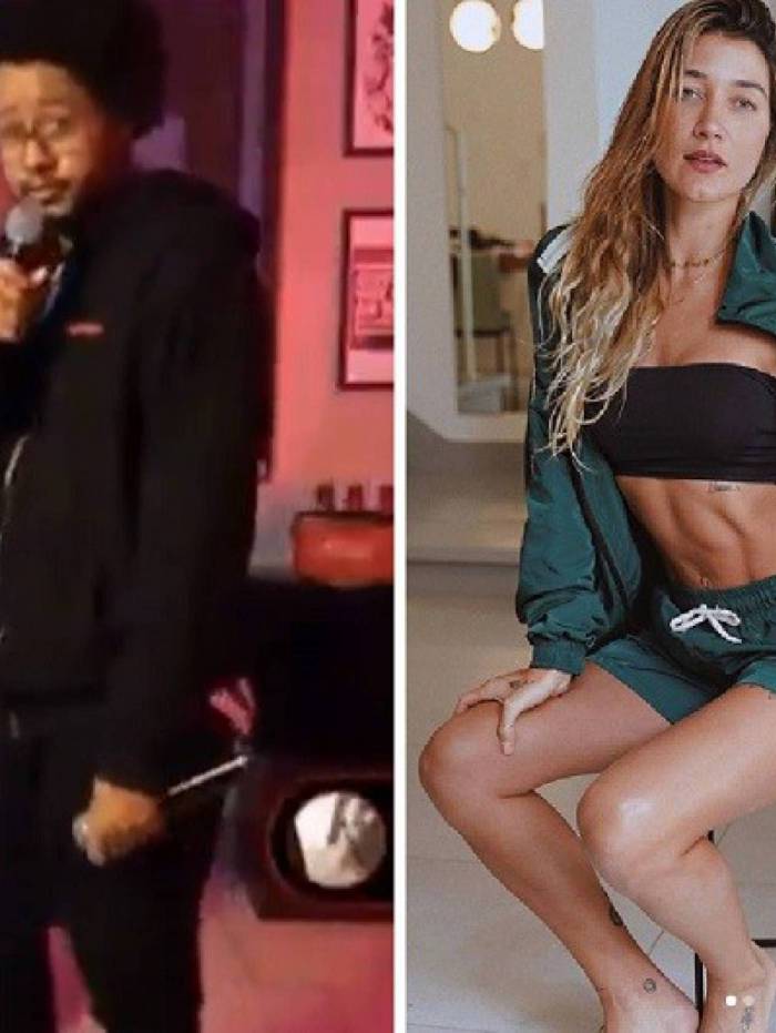 Emicida d&aacute; bronca em Gabriela Pugliesi