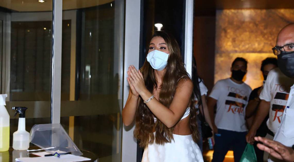 Rafa Kalimann no hotel ap&oacute;s a final do 'BBB 20'