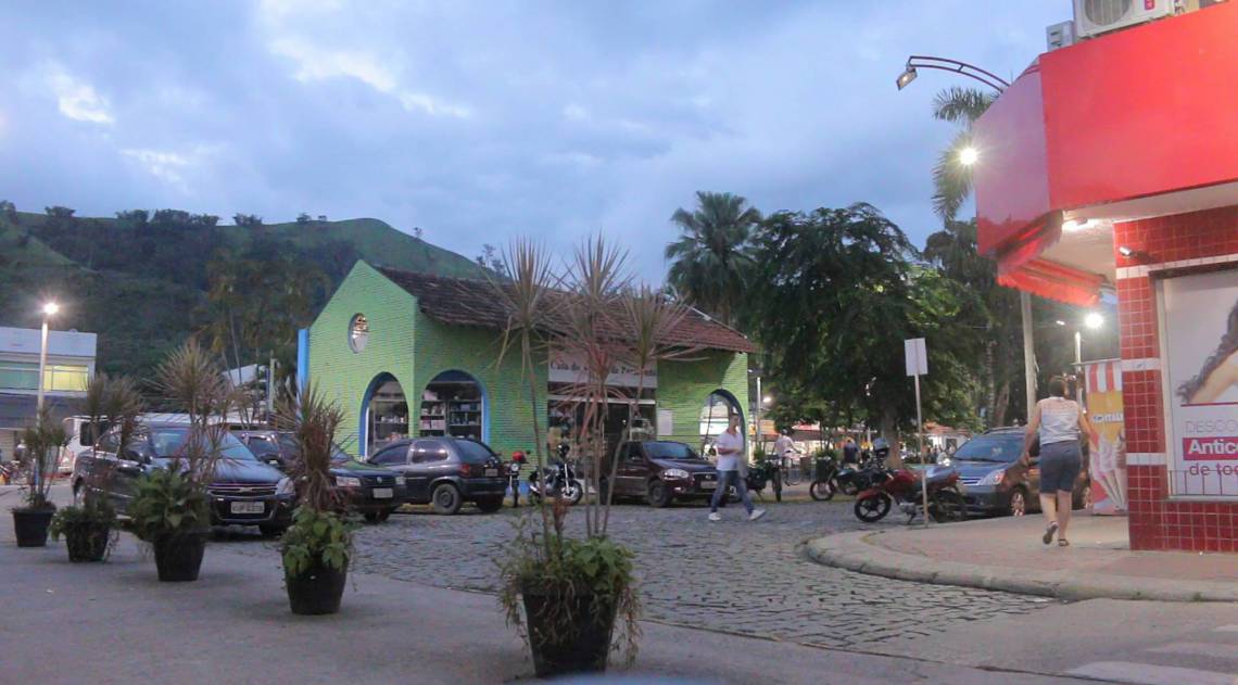 Ruas vazias em Paracambi por causa do isolamento social - Divulgação