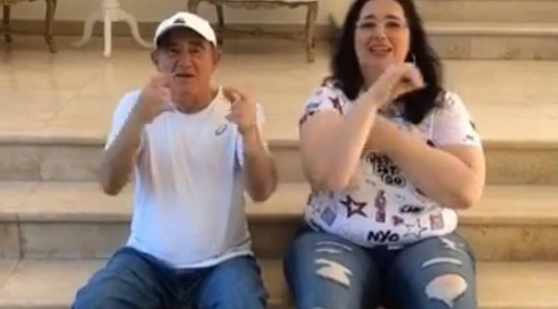 Renato e Lilian Aragão dançando 'Tudo No Sigilo' - reprodução Instagram 