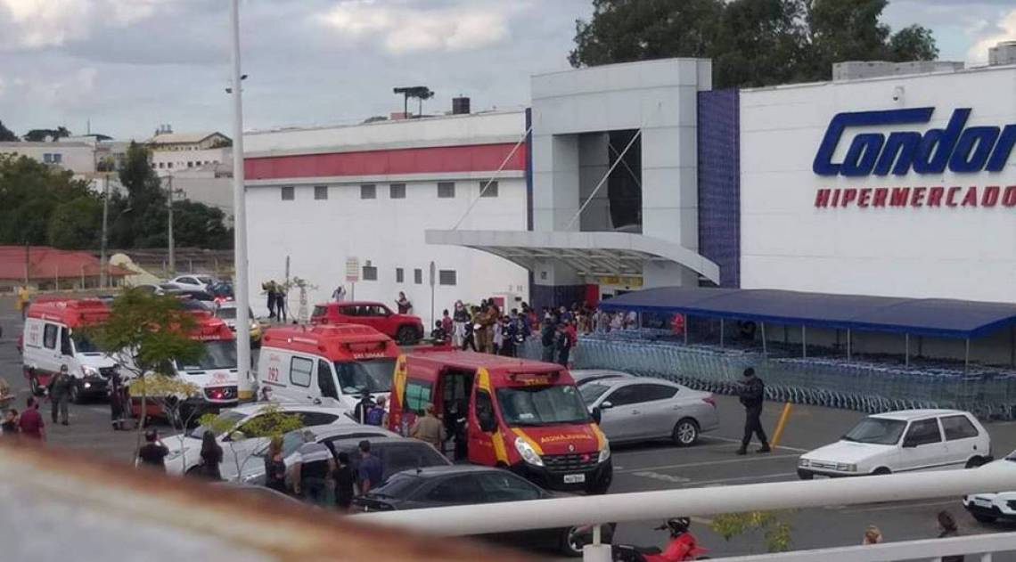 Equipes de resgate se mobilizaram para salvar a vida da mulher sem sucesso pela gravidade do ferimento - Reprodução