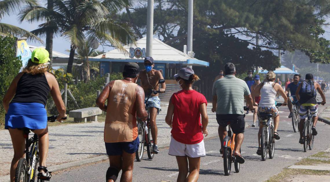 Praia da Barra da Tijuca nesta sexta-feira