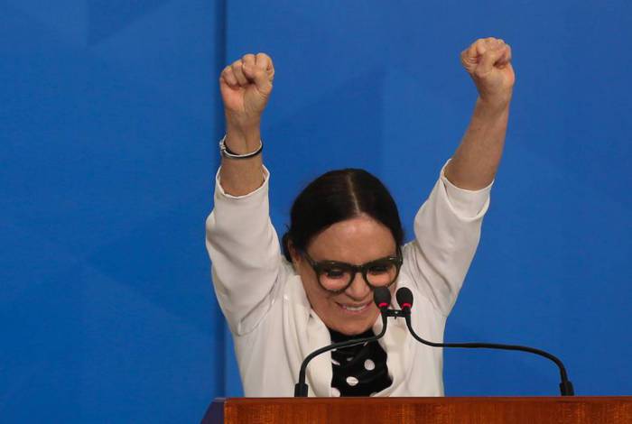 Cerimonia de  posse da no SecretÃ¡ria Especial da Cultura do MinistÃ©rio do Turismo, Regina Duarte - Antonio Cruz/AgÃªncia Brasil