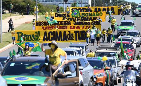 Grupos acampam em Brasília à espera das manifestações do feriado de 7 de Setembro