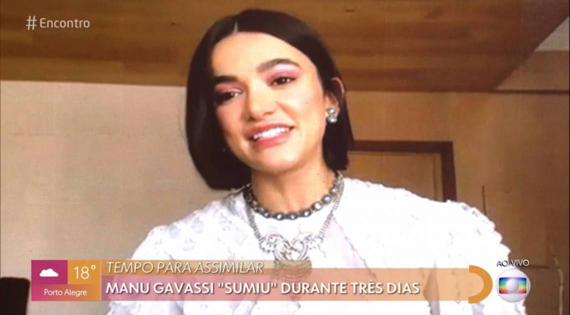 Manu Gavassi participa do 'Encontro com Fátima Bernardes'