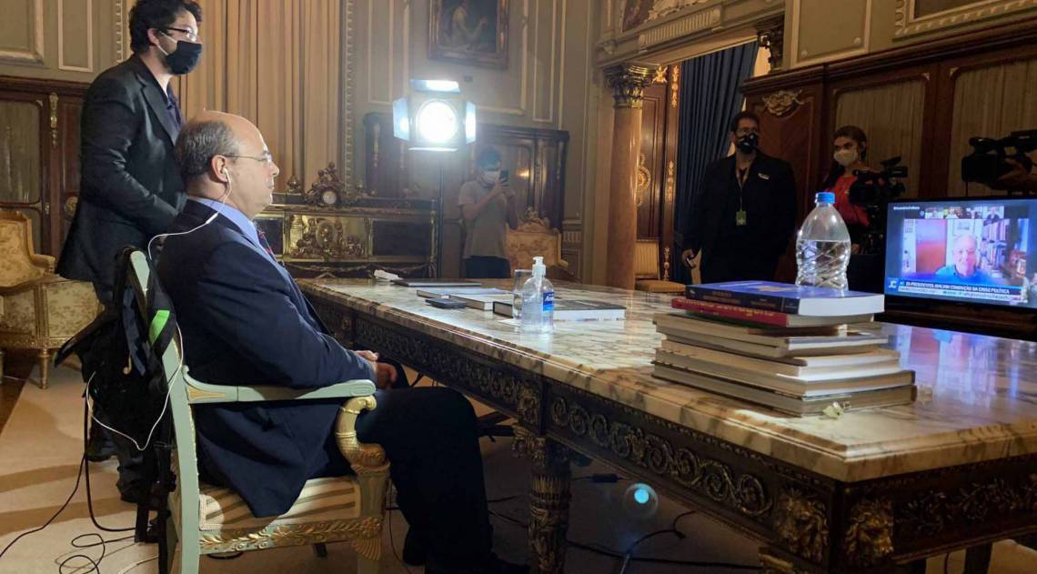 Entrevista foi dada na noite desta segunda-feira - Divulgação / Governo do estado