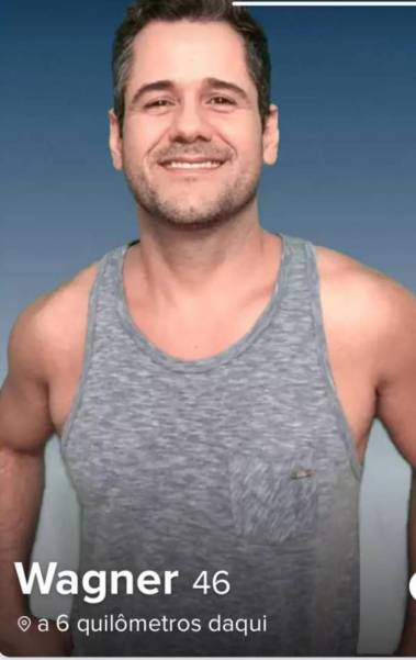 Wagner Trindade em app de relacionamento - Reprodução de internet