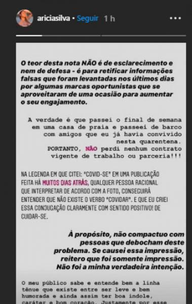 Post de Ar&iacute;cia Silva