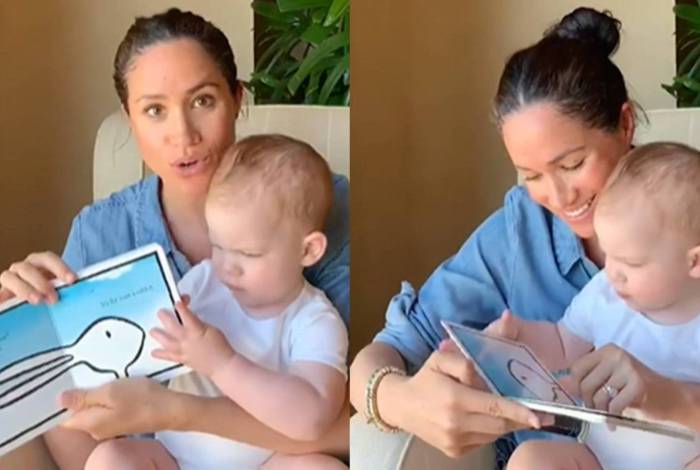 Meghan Markle lê para filho em aniversário de 1 ano - Reprodução / Instagram