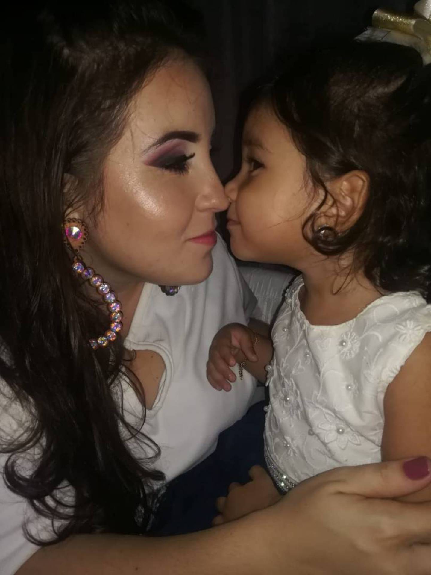 Thamires e a filha Sophie